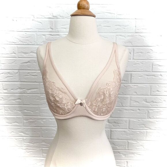 Victoria’s Secret Body by Victoria Unlined Demi Bra Size 32DD - Picture 1 of 3